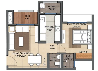 1 BHK Ruparel Vivanza