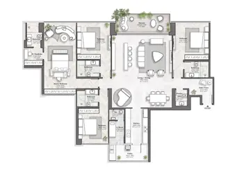 4 BHK Tribeca The Edge