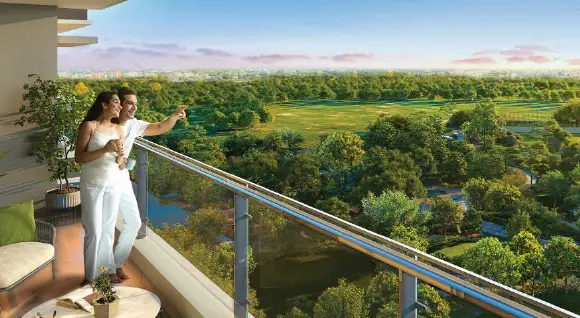 Godrej Green front Sample Flat