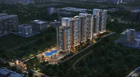 TVS Emerald Auralis 360 Drone Video