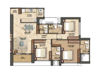 3 BHK Runwal Nirvana