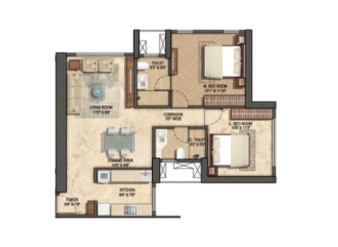 2 BHK Runwal Nirvana